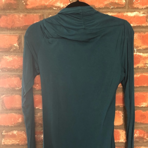 Anthropologie rusched teal sexy top from - Picture 3 of 3